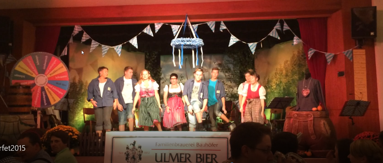 Oktoberfest - Auftritt